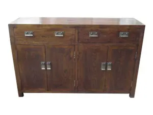 MF Oak Timber Buffet with Doors and Drawers thumbnail 5