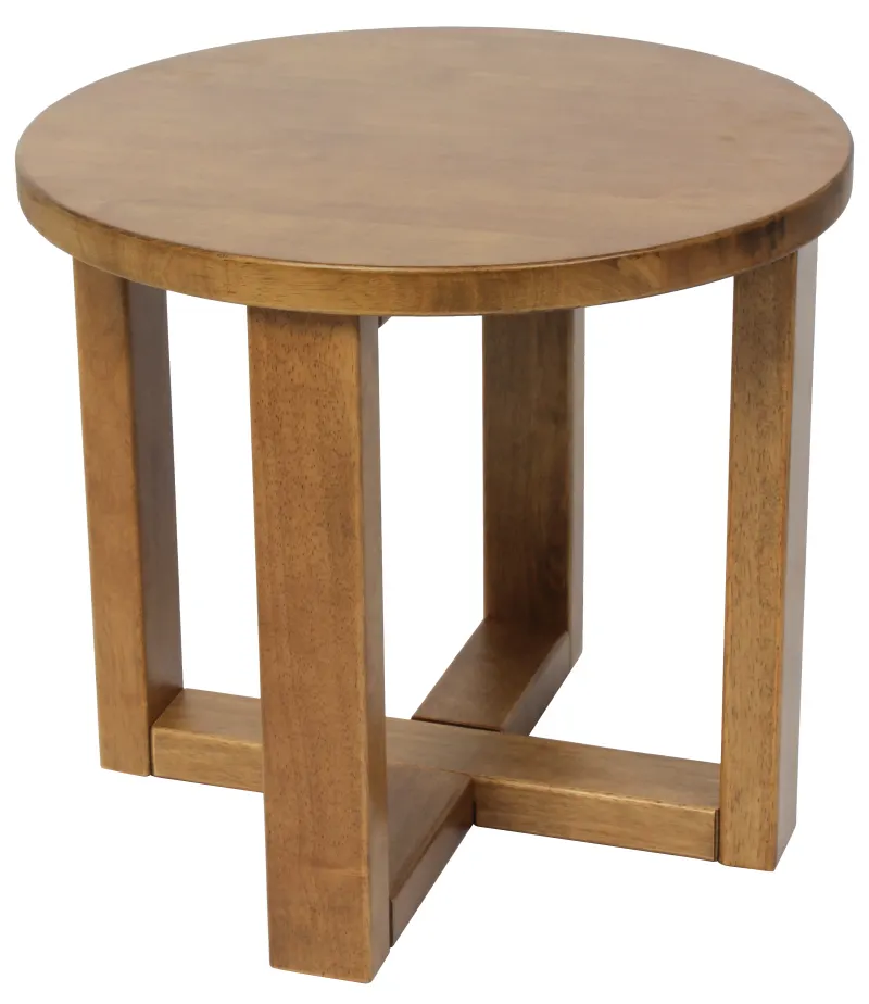 EZ COFFEE TABLE CHUNK 500MM LIGHTOAK