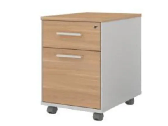 GP Potenza Mobile Pedestal with 1 Drawer & 1File Drawer
