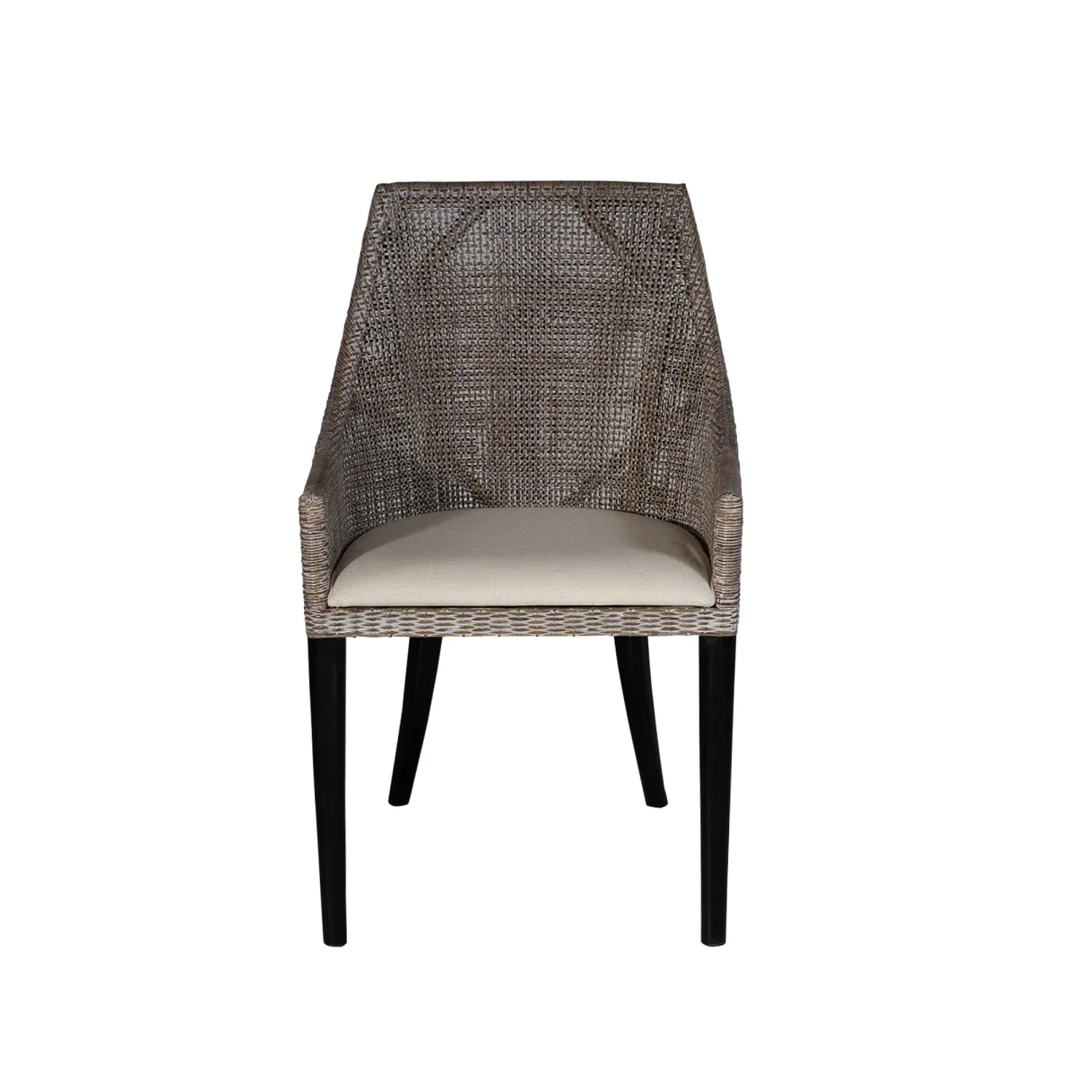 CR Tennessee Timber Framed Rattan Dining Chair