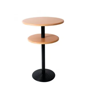 MA Cast Iron Round Bar Table with Shelf thumbnail 3