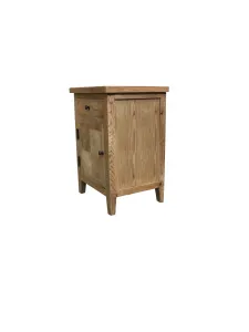 MF Queens Solid Timber 1 Drawer 1 Door Bedside Table thumbnail 4