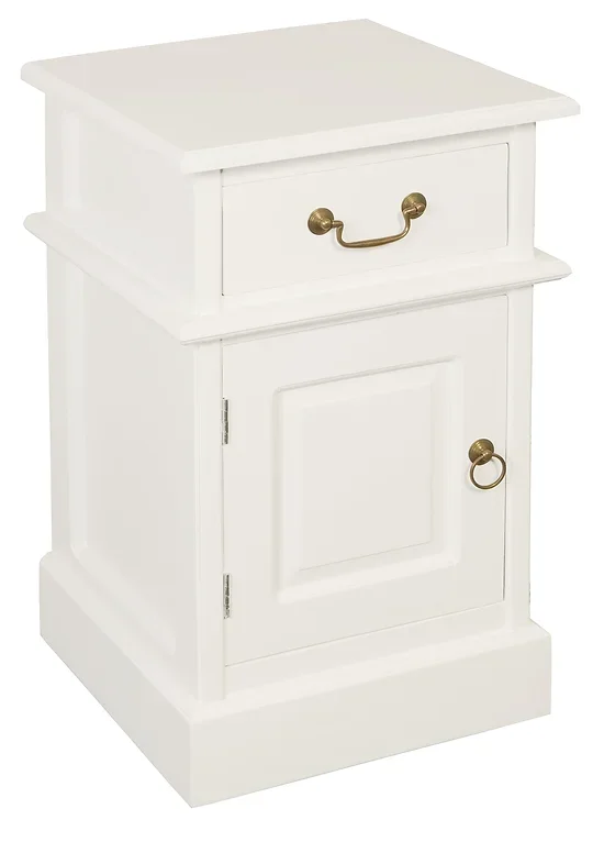 CT Tasmania Solid Timber 1 Door 1 Drawer Bedside Table