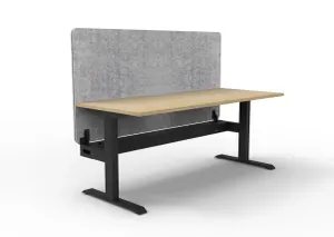 RL Boost Static Single Sided Workstation with Grey Eco Panel Screen thumbnail 1