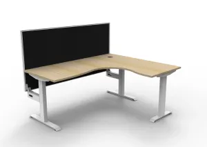 RL Boost Static Corner Desk with Aluminium Framed Screen thumbnail 19