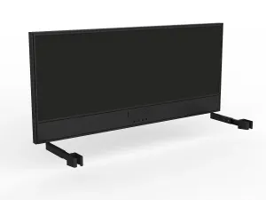OL Studio Screen with Ducting for Agile Individual Desk – Splice Fabric with Black Frame thumbnail 9