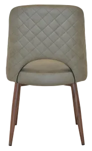 EZ Albury Walnut Colour Metal Leg Upholstered Hospitality Dining Chair thumbnail 7