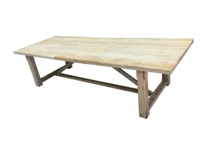 MF Leon Recycled Solid Timber Dining Table thumbnail 4