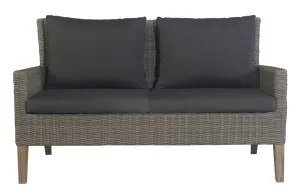 VI Paso Wicker 2 Seater Outdoor Lounge thumbnail 1