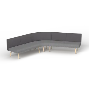 OL Willow Fabric Upholstered Reception Area Corner Sofa thumbnail 11