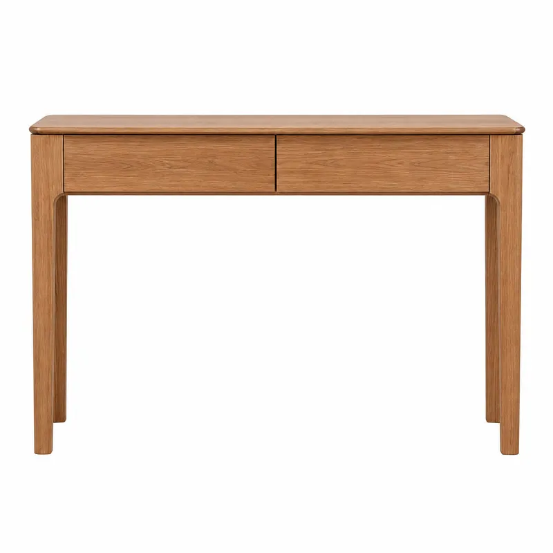 MD Pathway Solid Timber 2 Drawer Hall Table