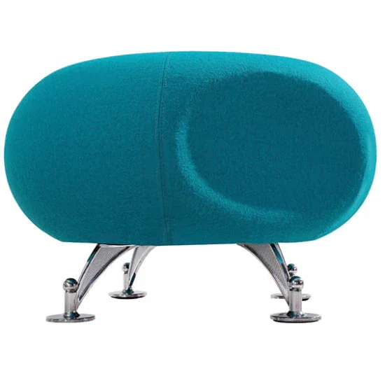 ST Radius Fully Upholstered Capsule Reception Area Ottoman