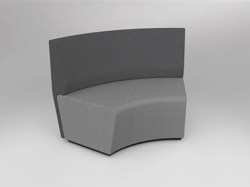 OL Motion Loop Curved 60° Reception Area Seating Outer Backrest