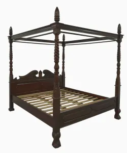 CT Jepara Solid Timber 4 Poster Bed thumbnail 7