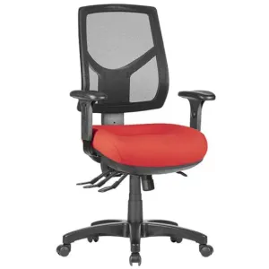 ST Chelsea High Mesh Back Task Chair with Arms & Seat Slider thumbnail 1