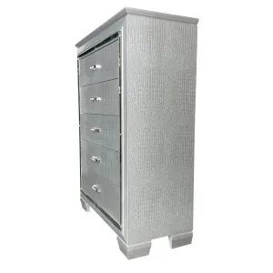 VI Veronica Timber Framed 5 Drawer Tallboy thumbnail 2