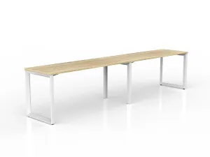 OL Anvil 2-User Workspace – Oak Top with White Frame thumbnail 10
