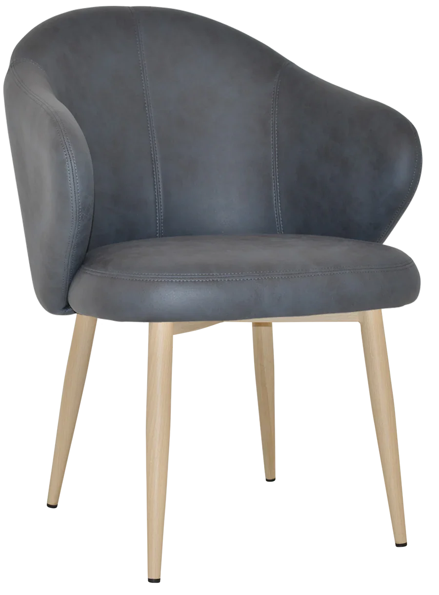 EZ ARM CHAIR HUGO METAL BIRCH