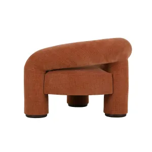 CR Trinom Fabric Upholstered Timber Leg Armchair thumbnail 4
