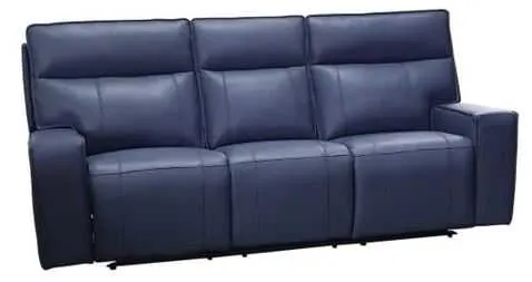 EL Hurlingham 3 Seater Electric Recliner Leather Lounge with E-Station Dock