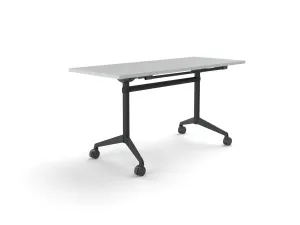 OL Modulus Flip Table with Rectangle Top All Black Frame thumbnail 5