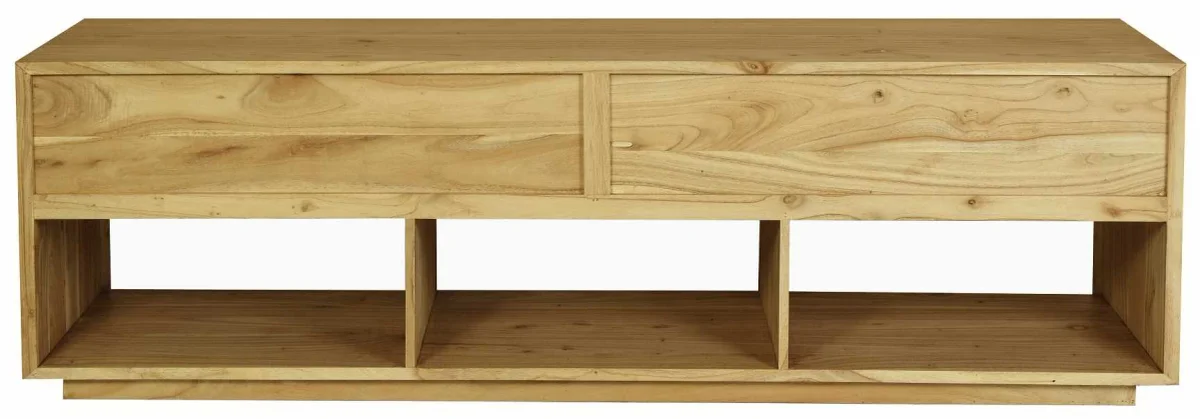 CT Oscar Solid Timber 3 Drawer Entertainment Unit in Natural