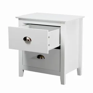 VI Costway 2 Drawer Bedside Table thumbnail 4