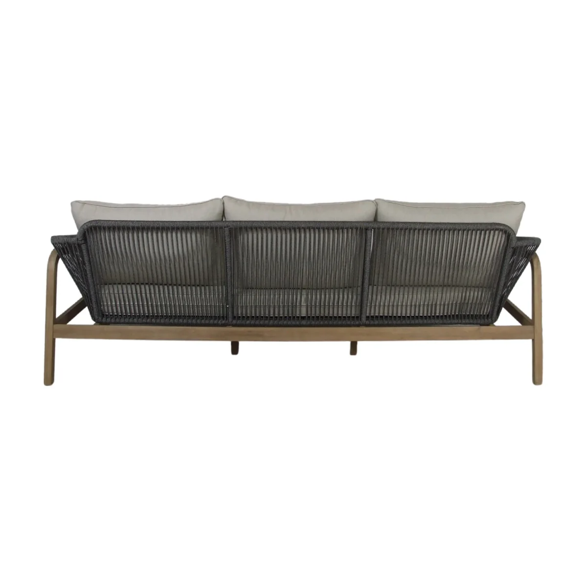 CR Cameo Timber Frame 3 Seater Outdoor Lounge with Cushion