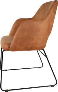 FL Sorbet Premium Vinyl Upholstered Sled Base Hospitality Chair thumbnail 5