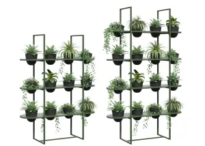 DD Fairway Curved Shelf Vertical Garden Divider Wall thumbnail 1