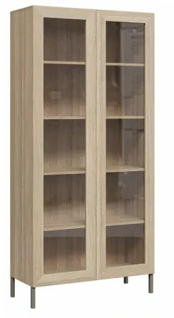 DD Zovan Glass Door Cupboard 1800 High