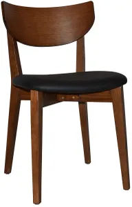 EZ Rialto Light Walnut Stained Solid Timber Framed Hospitality Dining Chair thumbnail 4