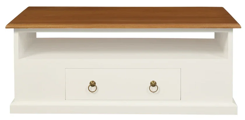 CT Tasmania Solid Timber 2 Drawer Coffee Table