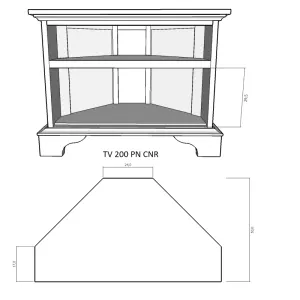 CT Tasmania Solid Timber 2 Door Corner TV Stand thumbnail 16