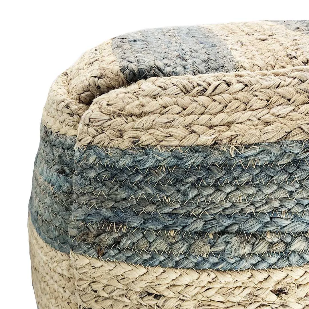 SH Fuzou Jute Upholstered Ottoman
