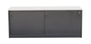 GP Credenza Buffet in Metallic Grey with Gross White Top thumbnail 1