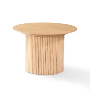 BT Miami Timber Pleated Round Side Table thumbnail 3
