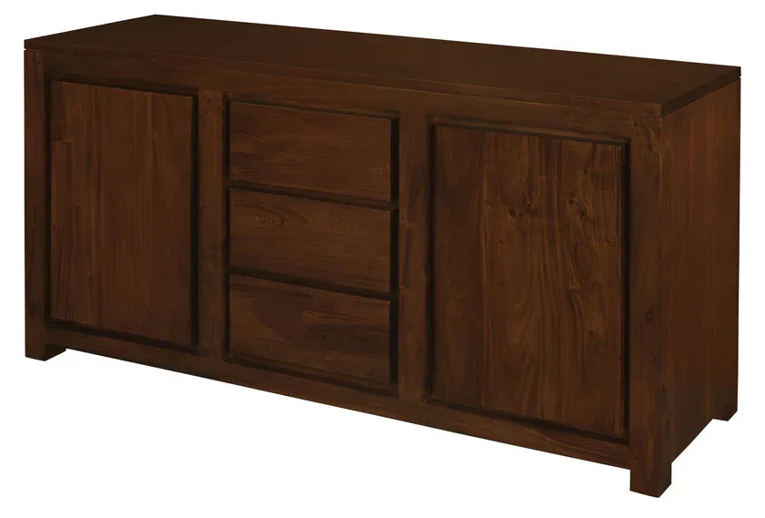 CT Amsterdam Solid Mahogany Timber 2 Door 3 Drawer Buffet