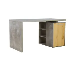 HE Tarpeian 3 Shelf Home Office Desk with Cabinet thumbnail 1