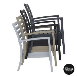 FL 3 Piece Outdoor Poolside Setting with Artemis Armchair thumbnail 11