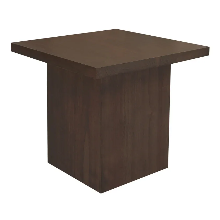 CT Oscar Petite Solid Timber Square Lamp Table