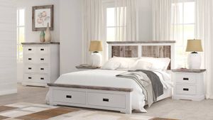 VI Folkestone Solid Timber 2 Over 3 Drawers Tallboy thumbnail 4