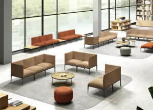 DD Kinetic L-Shape Fabric Upholstered Breakout Seating thumbnail 11
