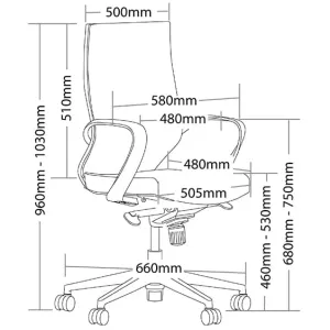 ST Gala Meshback Boardroom Chair thumbnail 2