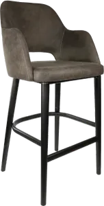 FL Sorbet Premium Vinyl Timber Legs Hospitality Barstool thumbnail 1
