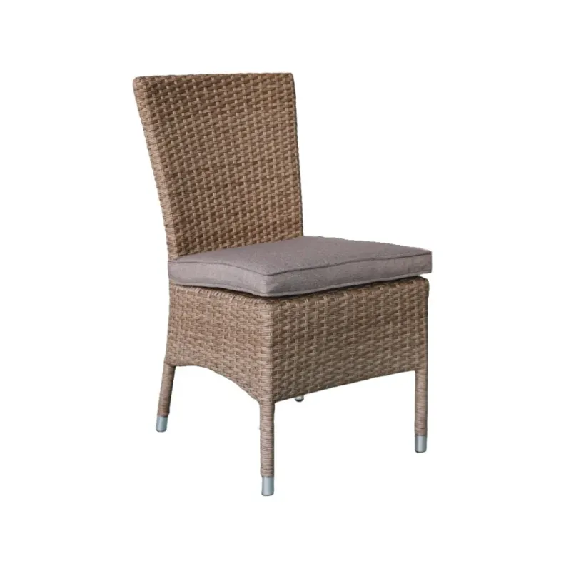 VI Bailey Rattan Dining Chair with Seat Cushion