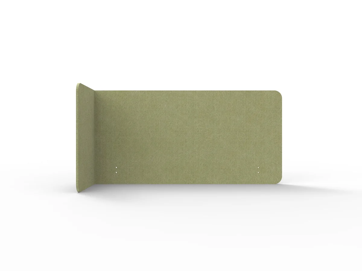 RL Acouline  Quarter Left End Wrap Screen for Workstation