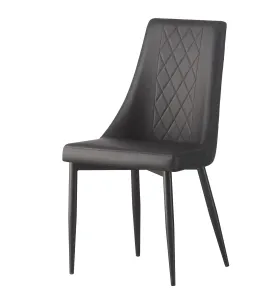 BT Magnus PU Leather Metal Leg Dining Chair thumbnail 4