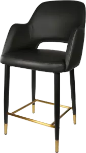 FL Sorbet Vinyl Upholstered Metal Leg Hospitality Counter Stool thumbnail 6