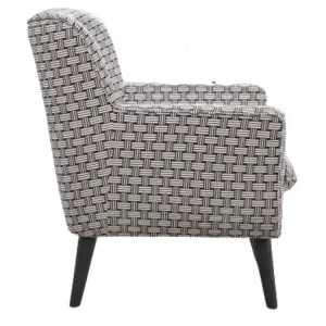 BT Georgia Monochrome Fabric Upholstered Accent Chair thumbnail 6